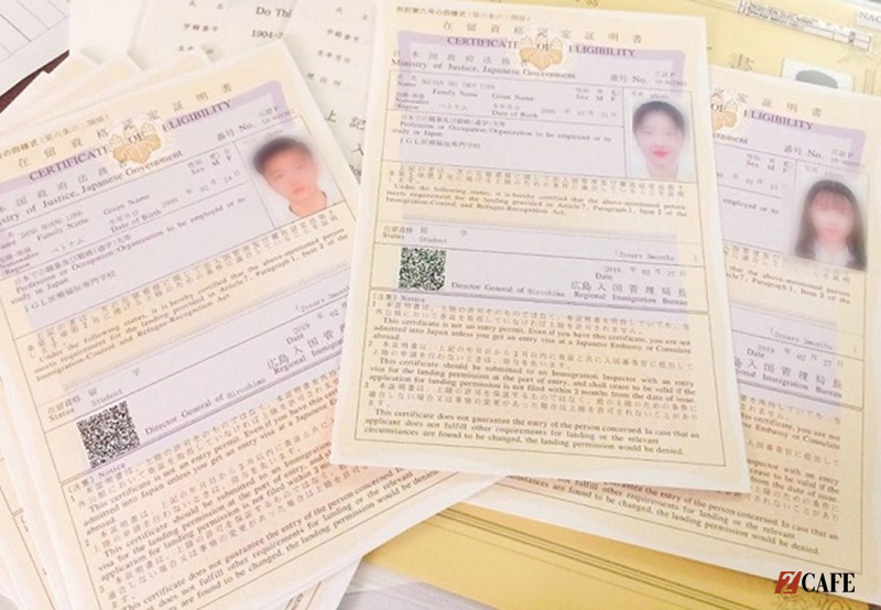 hồ sơ xin visa du học Nhật Bản