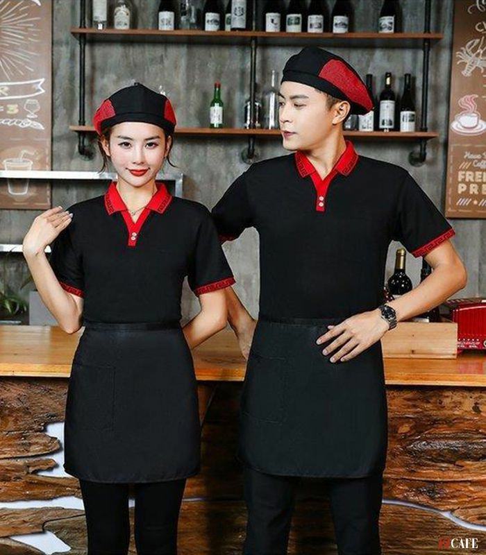 Đồng phục YTN may đồng phục áo phông nhà hàng (Ảnh: Internet)