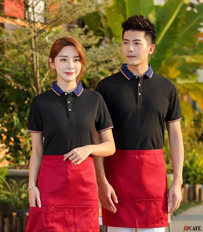 Mẫu đồng phục nhà hàng, quán cà phê được yêu thích tại Đồng phục Thái Dương (Ảnh: Internet)