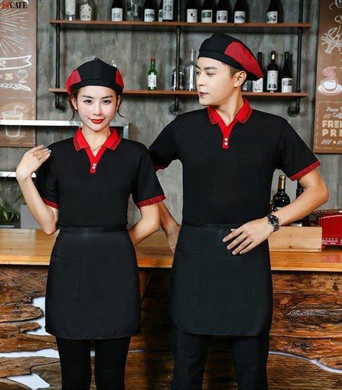 Thiết kế áo phông đồng phục nhà hàng chuyên nghiệp của đồng phục Ngôi Sao (Ảnh: Internet)