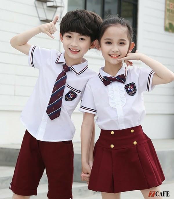 Bộ quần áo đồng phục học sinh tiểu học Phương Thảo (Ảnh: Internet)