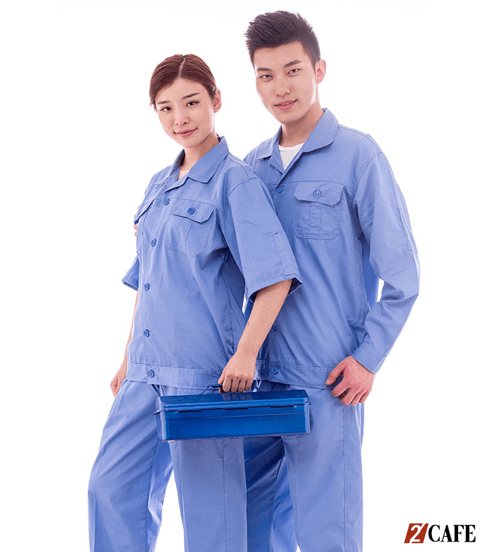 Tham khảo ngay mẫu đồng phục bảo hộ lao động xanh truyền thống (Nguồn: Internet)
